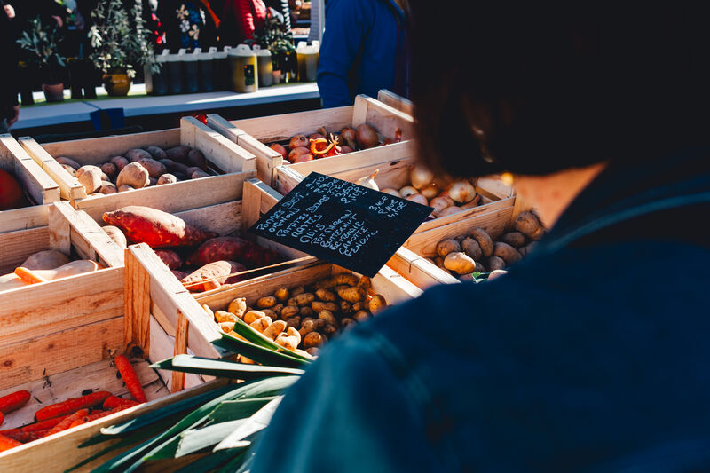 marche alimentaire forain fleur provence