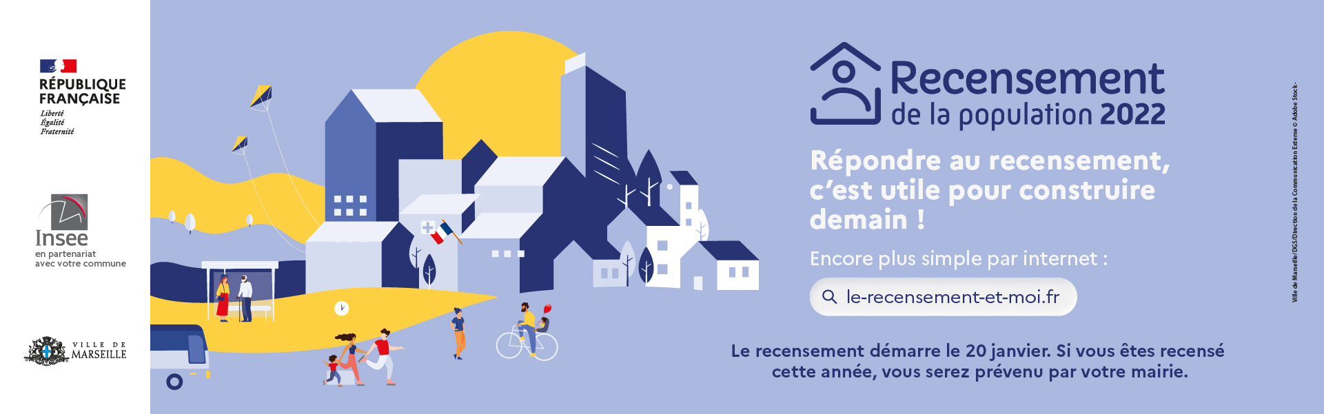 Le recensement 2022 : c'est encore plus simple sur Internet ! | Ville de Marseille