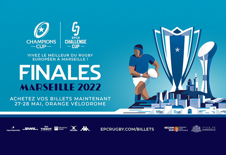 Marseille accueille les finales des coupes d'Europe de rugby Ville de